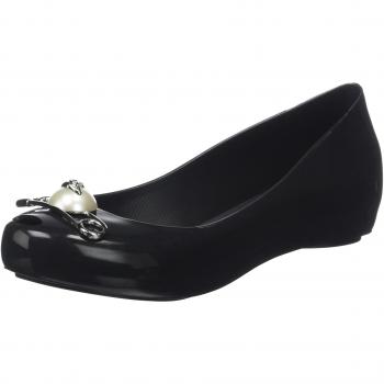 Vivienne Westwood & Melissa Damen VW Ultragirl 19 Peep-Toe, Schwarz