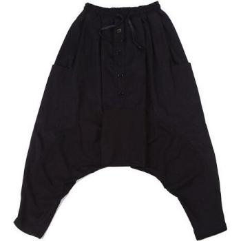 Pantalon Hip-Hop Foncé à l'Entrejambe