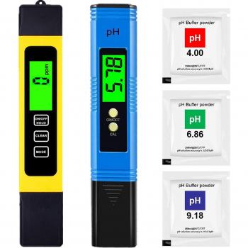 Hoge nauwkeurigheid digitale waterkwaliteitsmeter voor pH, TDS, EC en temperatuur