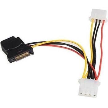 Cable Adaptador SATA a Molex 4 pines 0,153m