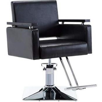 VidaXL Friseureinrichtung: Schwarzer Sessel für Salons