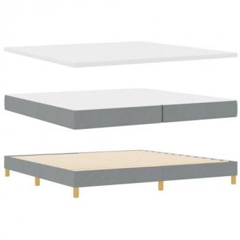 VidaXL Elegantes Boxspringbett mit Matratze 200x200 cm