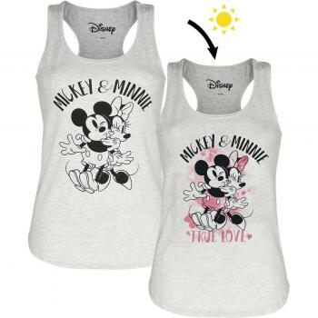 Top Disney Mickey Minnie Gris S XL mujer