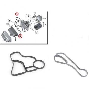 Engine Oil Filter & Cooler Housing Gasket Set for BMW E60 E90 325i OEM 11428637820 11428637821