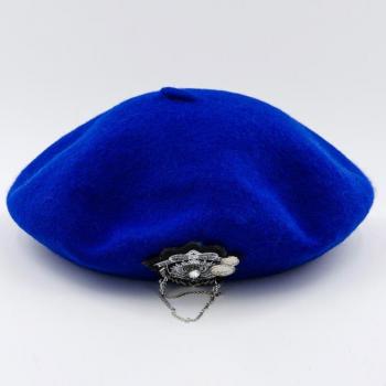 Riveted Wool Beret for Women