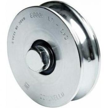 Ruota Cancelli con Perno Gola U‑1