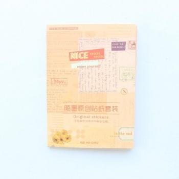 Domikee Pegatinas Retro: Tiempo en Cuadernos de Viaje