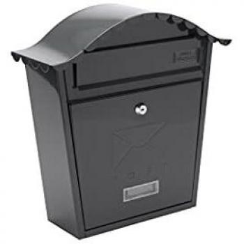Burg-Wachter Classic Anthracite Wall Mount Mailbox