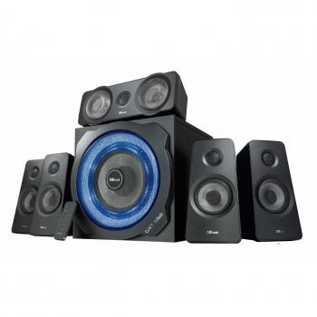 Trust Gaming GXT 658 Tytan 5.1 Surround PC Lautsprecher mit Subwoofer, 180 W