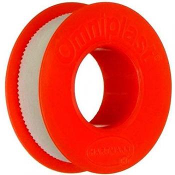 Esparadrapo Hipoalergénico Omniplast Tejido Resistente 1,25 x 5 Blanco