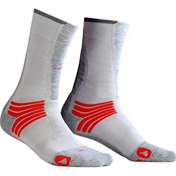 Chaussettes de randonnée Monnet Trek Air, Gris Rouge, 39-40