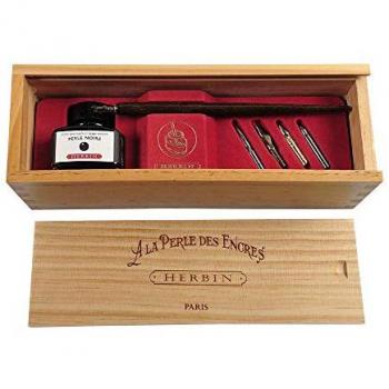 Coffret de calligraphie Perles d'Encre Violette