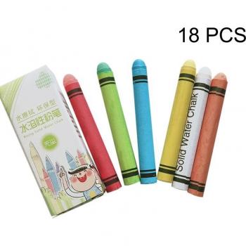 30 Pcs Water-Soluble Dustless Erasable Solid Chalk