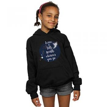 Disney Girls Tinker Bell Hoodie Black