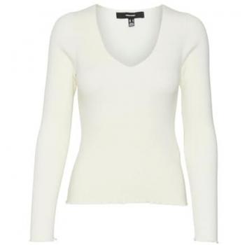 Pull femme col V en fine maille VERO MODA