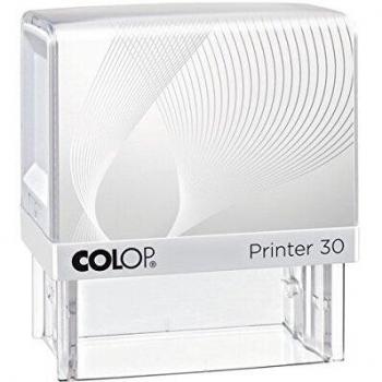 Stampante auto-inchiostrabile per timbri con specifiche di 18x47mm e 5 righe, marca COLOP, modello 30 G7