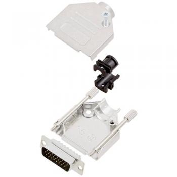 D-SUB 26-Pin Male Solder Bucket Connector Set 180°