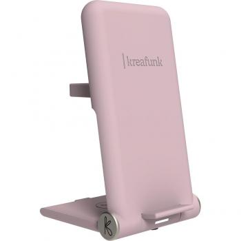 KREAFUNK reCHARGE+ Qi‑Kompatible Powerbank – Vorderseite plus 2 Rückladenbereiche, Schnellladeoption