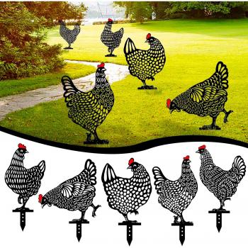 Plug-In Chicken Lawn Ornament