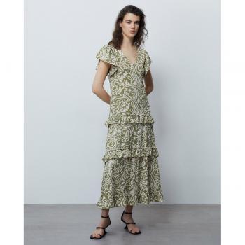 Vestido Sfera diseño moderno estampado