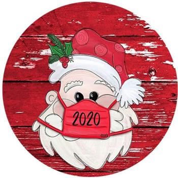 Round Window Stickers for Christmas
