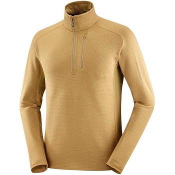 Half‑Zip Polaire Salomon Lightwarm – Jaune doré – L