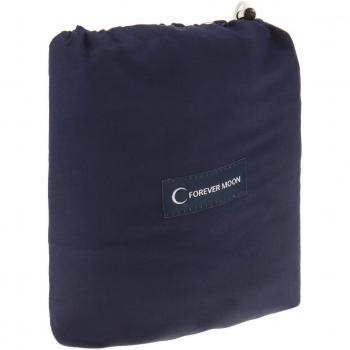 PrimeMatik Manteau de Voyage Bleu Microfibre 180x210