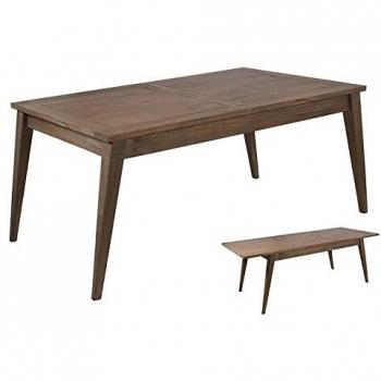 TUTTAMBI Amara – Auszieh‑Esszimmertisch 120 × 80 cm, moderne Optik