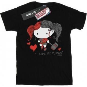 Camiseta Infantil DC Comics “Justicia Femenina” – I Love My Puddin'