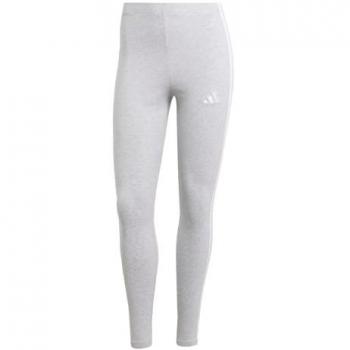 Pantaloni Sportivi Adidas Essentials 3 Strisce in Cotone Light Grey S