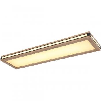GLOBO LIGHTING Deckenleuchte Flur Holz Optik 80 cm