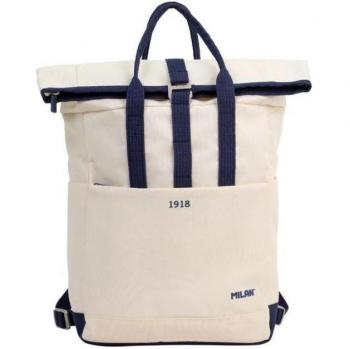 Mochila urbana con cierre superior enrollable (10 l) serie 1918, MILAN, beige