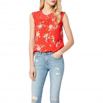 Top AOP Wvn Noos ONLY NOS Onlkarmen, Camiseta Multicolor para Mujer