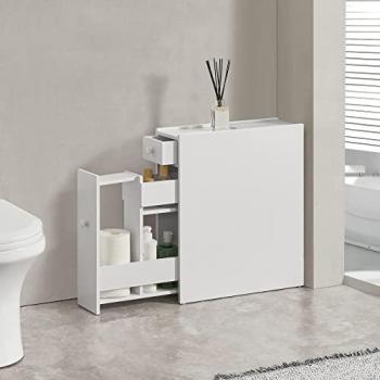 Kihniö Badezimmerschrank 58x16x48 cm in Weiß