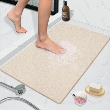 Comfort Grip Bath Mat 40X80CM Anti-Slip Off White