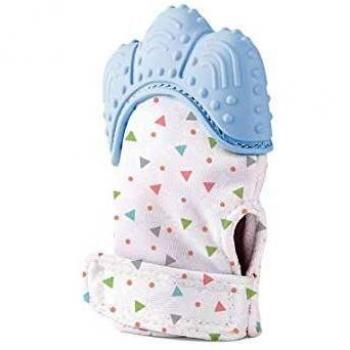 BabyJem Zähnekratz-Handschuhe, blau, 1 Stück