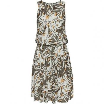 Vivance Modisches Jerseykleid mit Blätterdruck