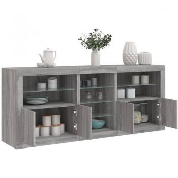 Buffet bas à deux portes Sonoma 162×37×67 cm