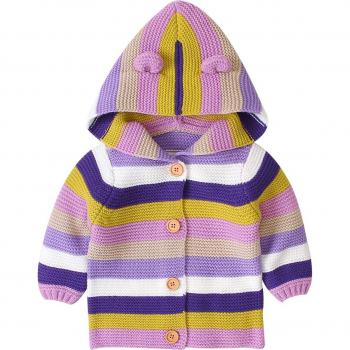 Chaqueta con capucha “Arcoíris de Invierno”