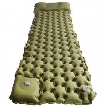 Colchoneta hinchable con almohada