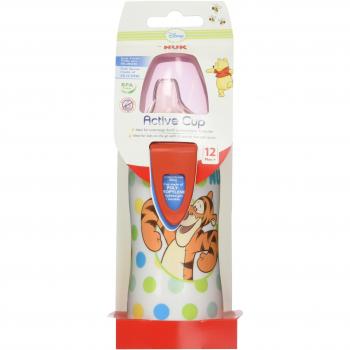 Nuk Active Cup Disney with Clip & Soft Straw Silicone 300ml 12m+ (Blue)