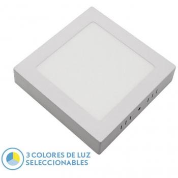 Fabrilamp Illuminazione a Incasso Superf.gabro 24W 3000K‑4000K‑6500K Bianco 2160lm 3x29x29 cm
