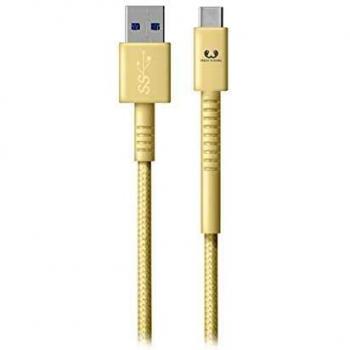 Fabriq 1,5 m Cavo USB‑C in tessuto – Fresh ‘n Rebel (Giallo)