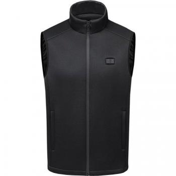 Outdoor Heated Waistcoat for Men and Women, Black Plus Size M-6XL