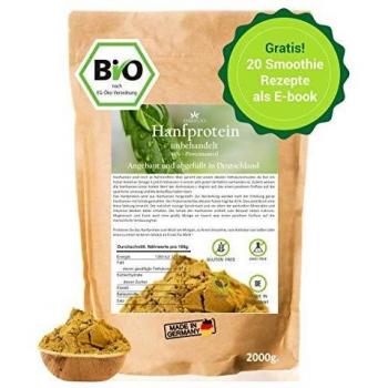 BIO Hanfprotein 2kg + Smoothie E-Book (PDF)