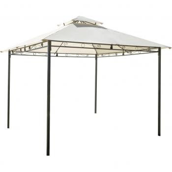 Gazebo Illinois GAZ365 Ferro 3x3 m Copertura Poliestere Ecrù
