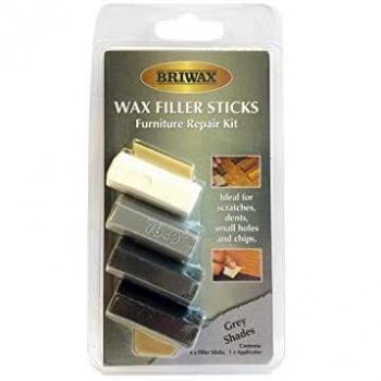 Briwax BRWWFSG Wax Filler Sticks Grey Shades (Pack 4)