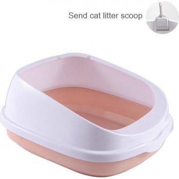 Bac de toilette pour animaux avec protection anti-éclaboussures