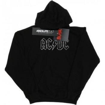 Black AC/DC Jagged Logo XL Men's Hoodie