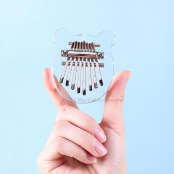 Arpa mini de caoba con 8 teclas, colgante de Kalimba
